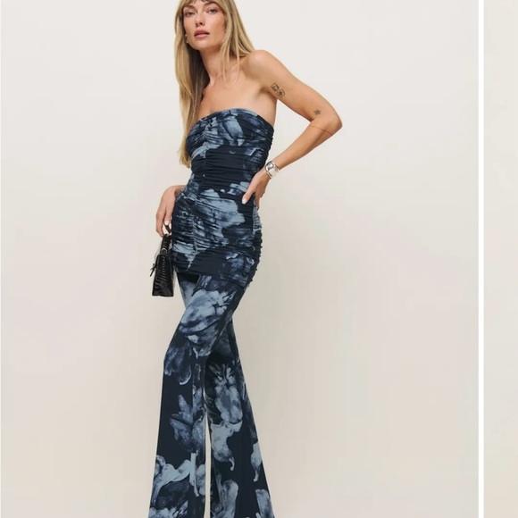 Reformation Pants - Reformation Blue 2 piece set